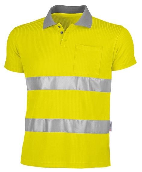 Áo polo phản quang Qualitex 162036 màu vàng