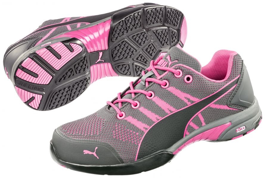 Giày bảo hộ nữ Puma 642910 CELERITY KNIT PINK WNS LOW tiêu chuẩn S1 HRO