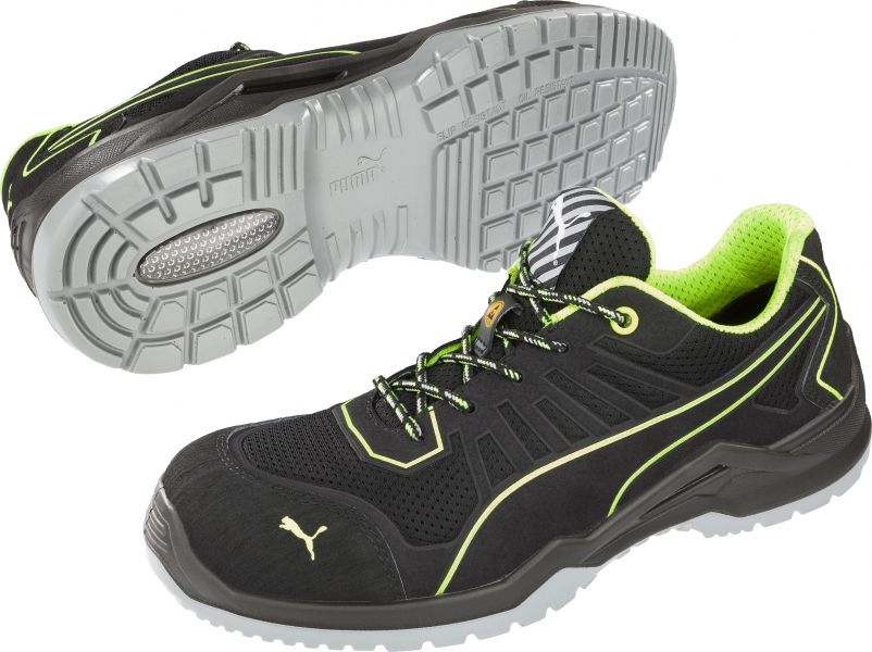 Giày bảo hộ Puma 644210 FUSE TC GREEN LOW S1P ESD SRC