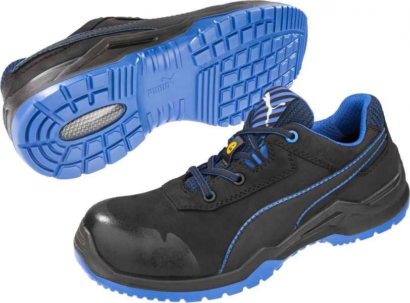 Giày bảo hộ Puma 644220 ARGON BLUE LOW dòng Technics Line tiêu chuẩn S3 ESD