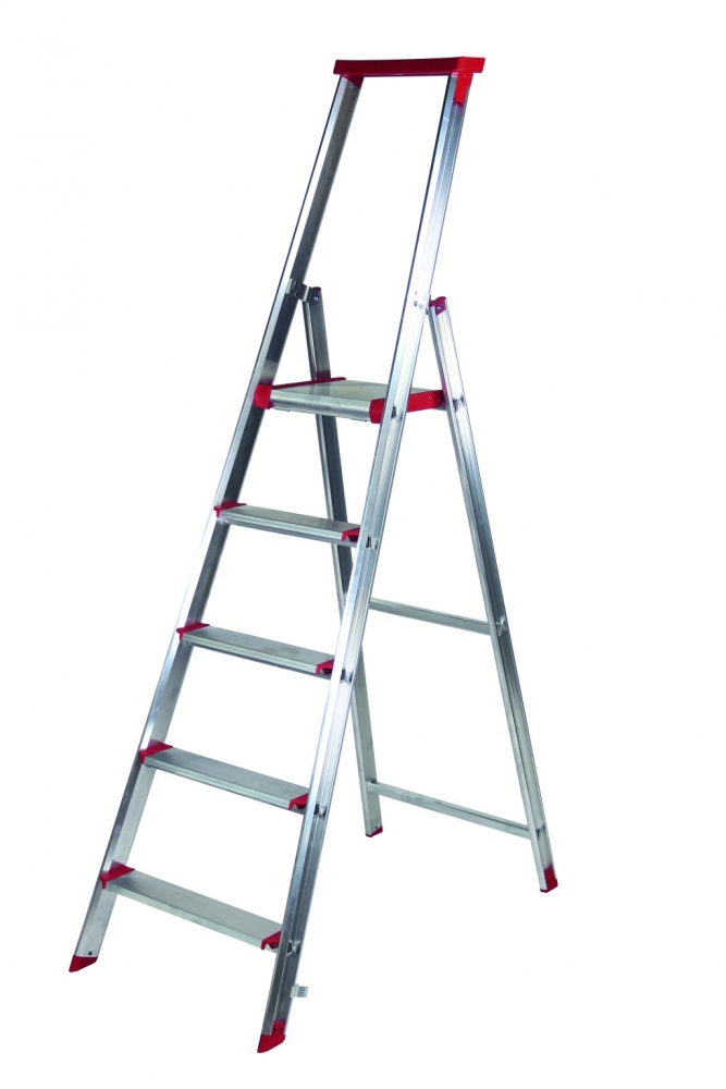 Thang nhôm chuyên dụng Rise-Tec® 5 bậc một phía cao 1,20 m tiêu chuẩn EN131