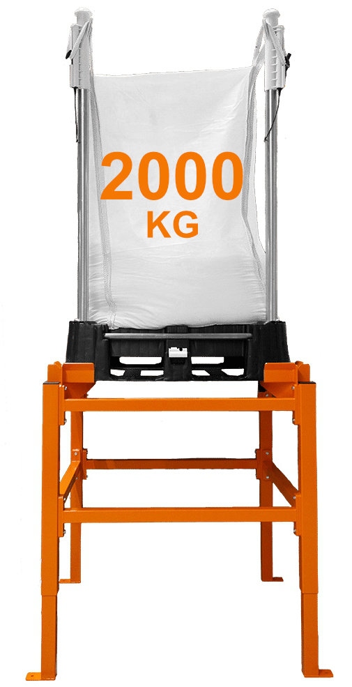 Khung xả bao Jumbo tải trọng lớn – Chiều cao điều chỉnh 168-238 cm