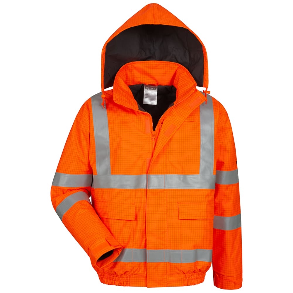 Áo bomber phản quang đa tiêu chuẩn Safestyle 23481 màu vàng