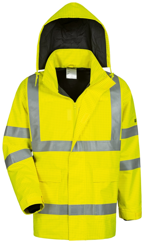 Áo mưa phản quang đa tiêu chuẩn EN20471 màu vàng S-3XL, Safestyle 23483