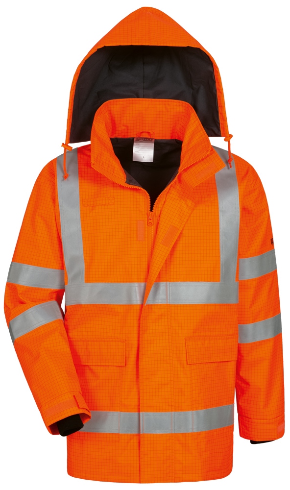Áo mưa bảo hộ đa năng phản quang Hi-Vis EN20471 màu cam S-3XL, Safestyle 23484