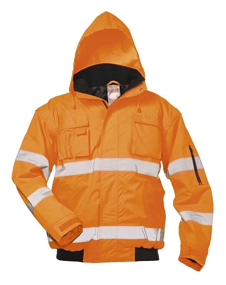 Áo bomber phản quang 2 trong 1 Safestyle 23523 màu cam