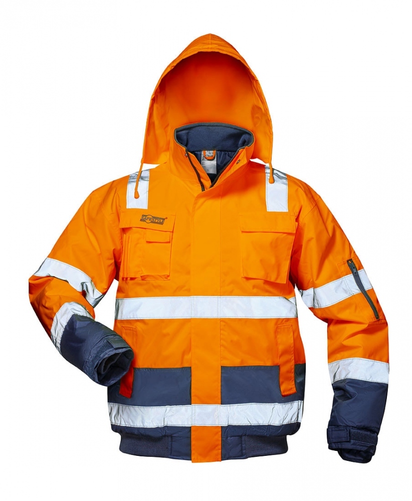 Áo bomber phản quang Class 3 Safestyle 23545 cam/xanh