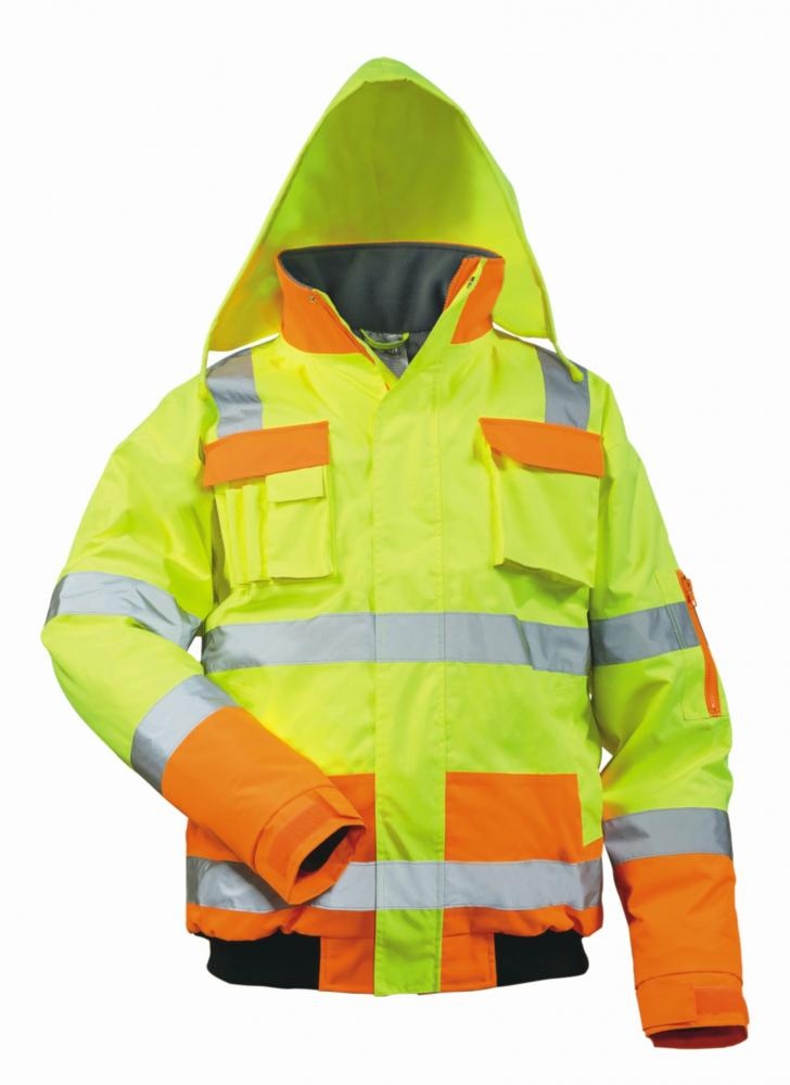 Áo bomber phản quang chống nước Safestyle 23554 vàng/cam