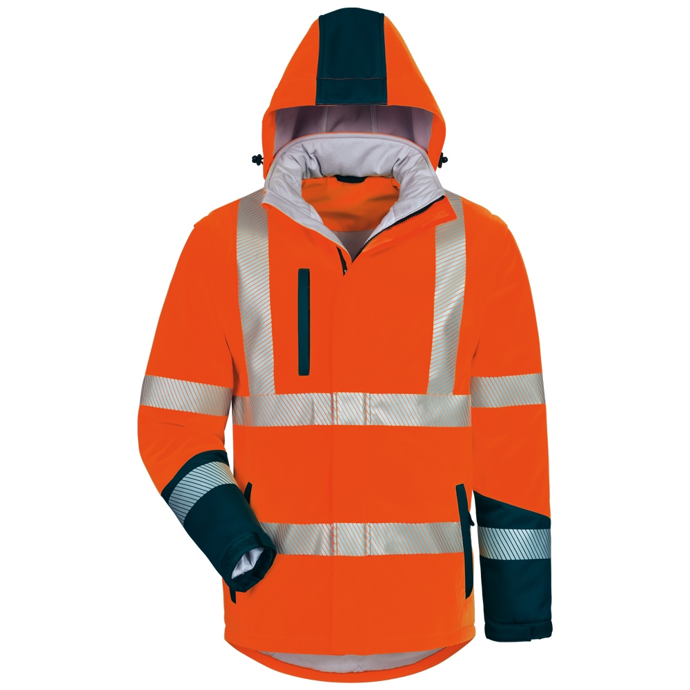 Áo khoác Softshell 2 trong 1 mùa đông màu cam/xanh đen S-3XL, Safestyle 23563
