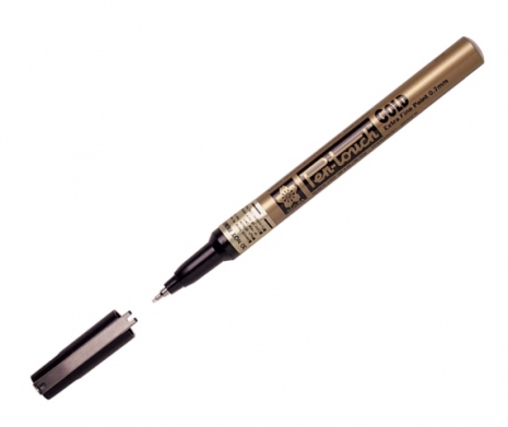 Bút sơn Sakura Pen-Touch ngòi 0.7mm màu Vàng kim