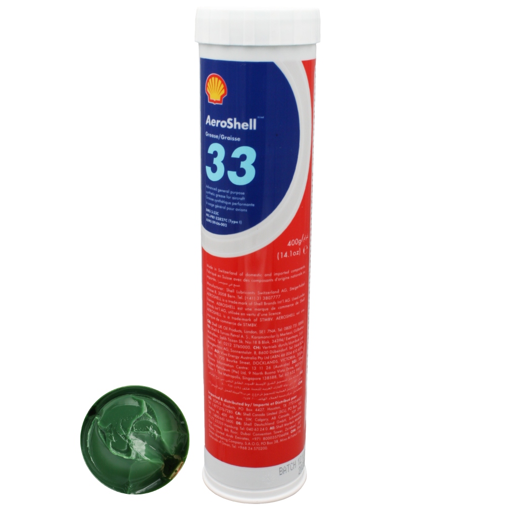 Mỡ bôi trơn đa dụng cho khung máy bay Shell AeroShell Grease 33 dạng tuýp 400g