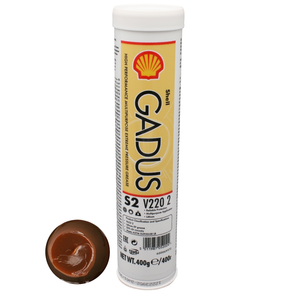 Mỡ bôi trơn đa dụng chịu áp cực nén Shell Gadus S2 V220 2 400g