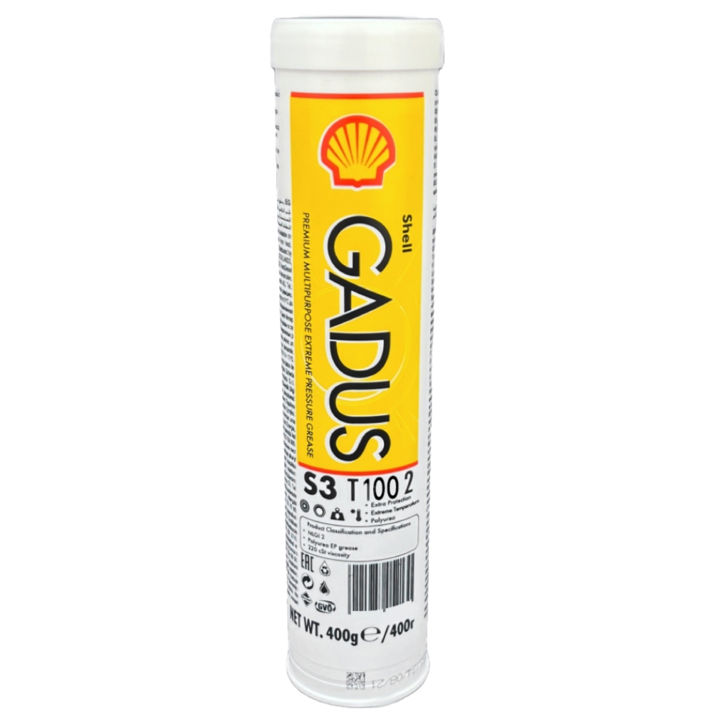 Mỡ bôi trơn đa năng cao cấp Shell Gadus S3 T100 2 NLGI-2, 400g