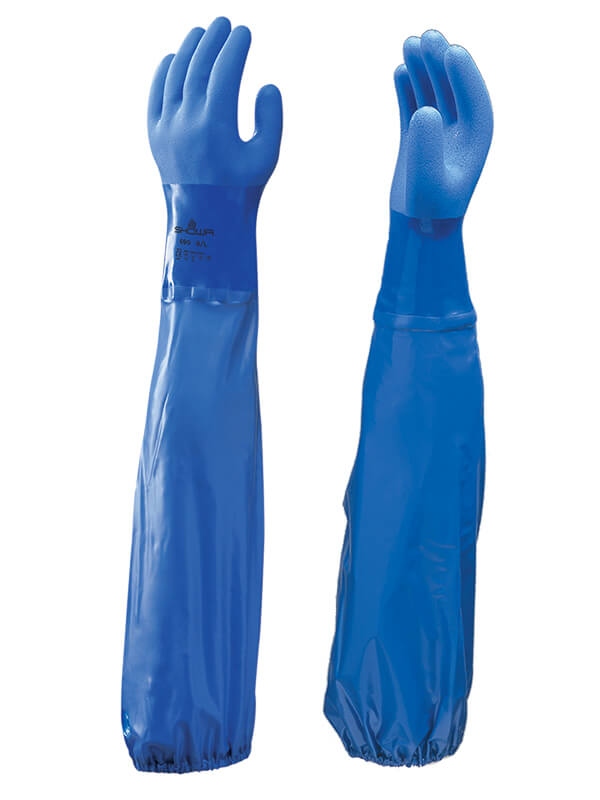 Găng tay chống dầu cánh tay dài 65 cm Showa 690