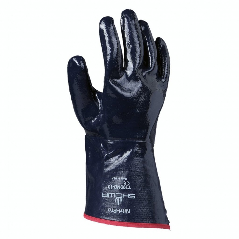 Găng tay Showa Nitril-Pro 7199NC phủ nitrile toàn bộ kích thước 10