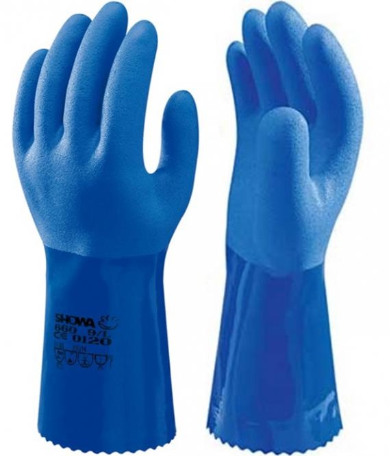 Găng tay bảo hộ Vinyl Showa KV 660 cỡ 8-11