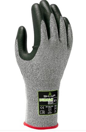 Găng tay chống cắt Showa DURACoil 386 phủ nitrile cấp độ C