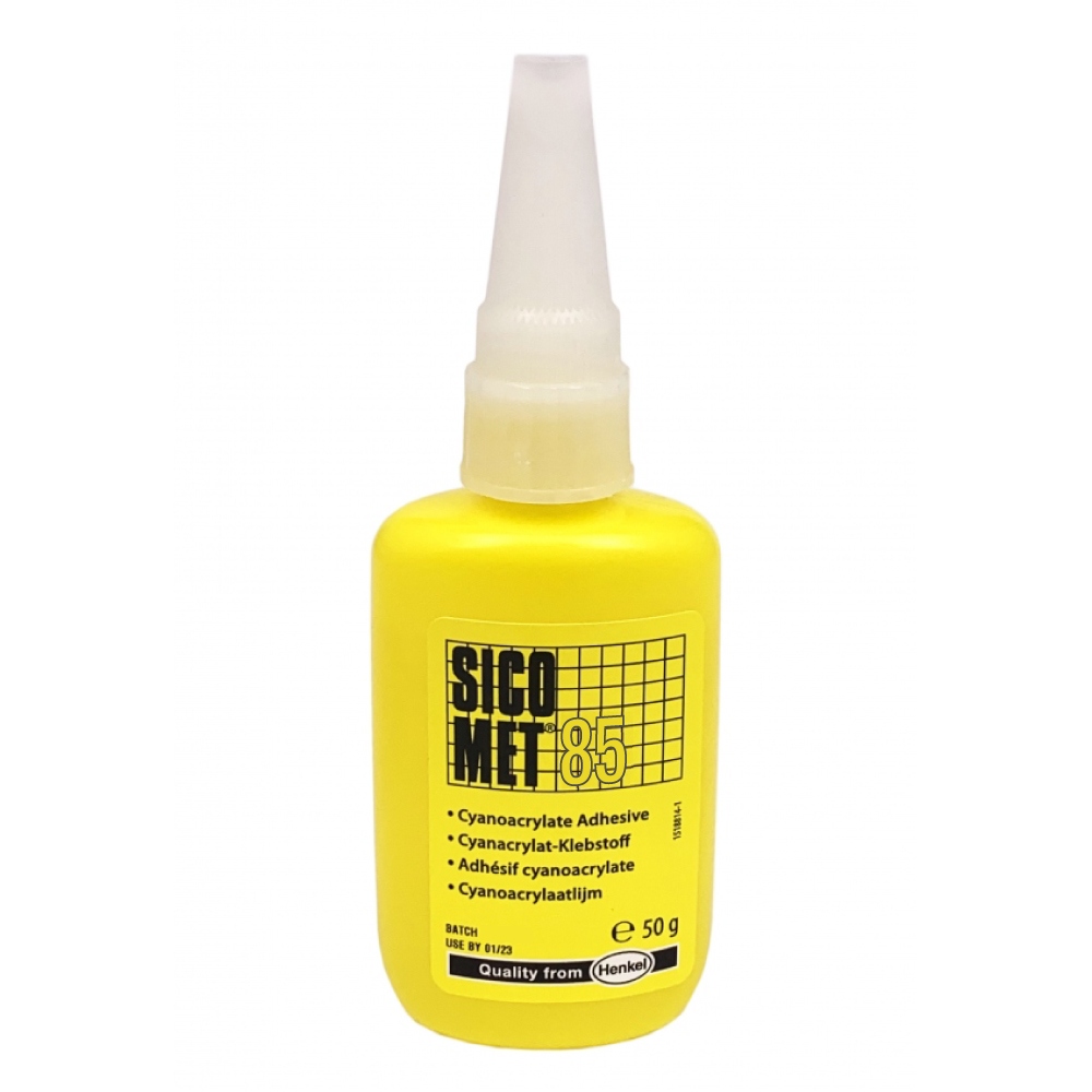 Keo dán nhanh Cyanacrylate Sicomet 85 cường độ cao trong suốt 50g