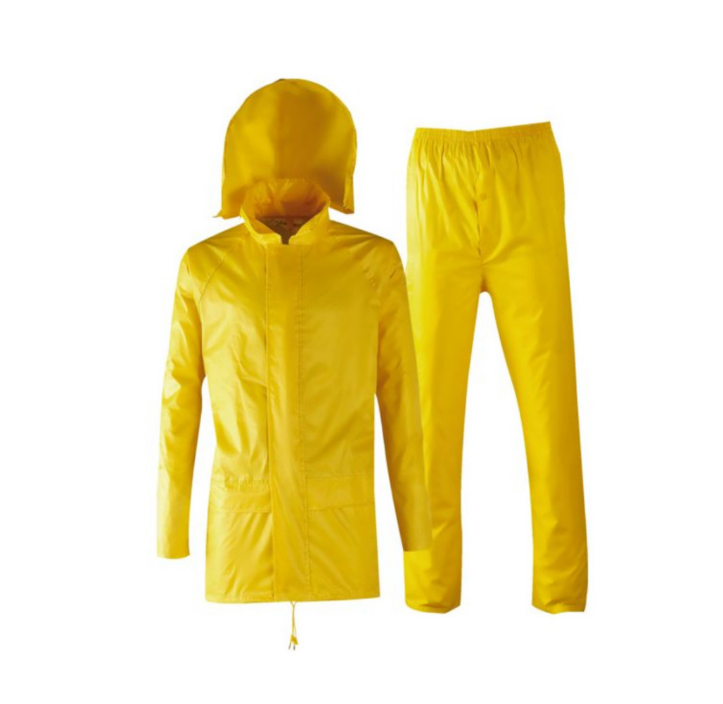 Bộ quần áo mưa Singer VPLARMORJ áo khoác và quần màu vàng size M-XXXL