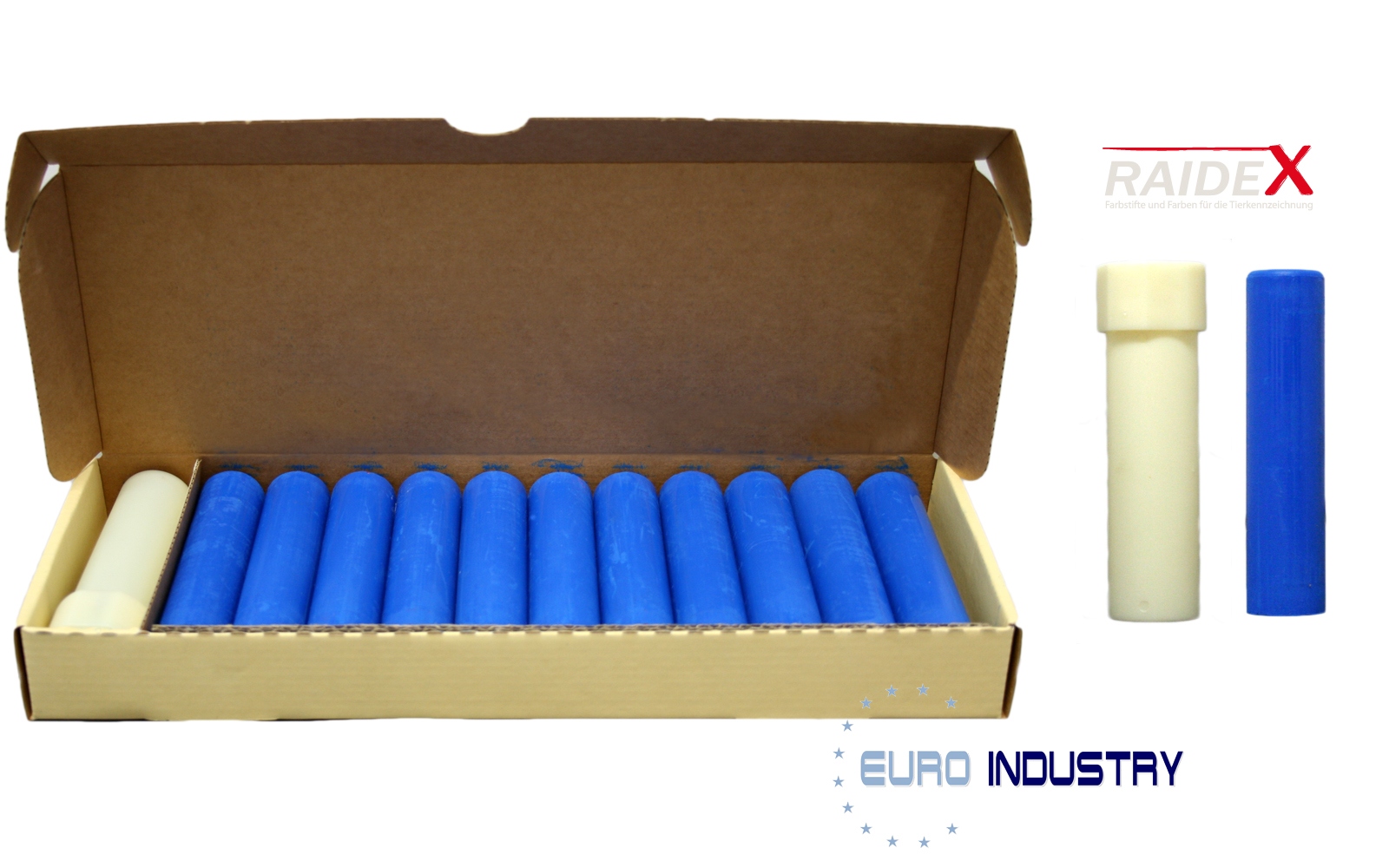 Bút sáp đánh dấu lốp xe RAIDEX Sisa-Maxi kích thước lớn 100x24 mm + 1 giá đỡ