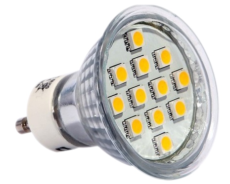 Bóng đèn LED GU10 SMB04 ánh sáng trắng ấm 3200K 18lm 3,6K