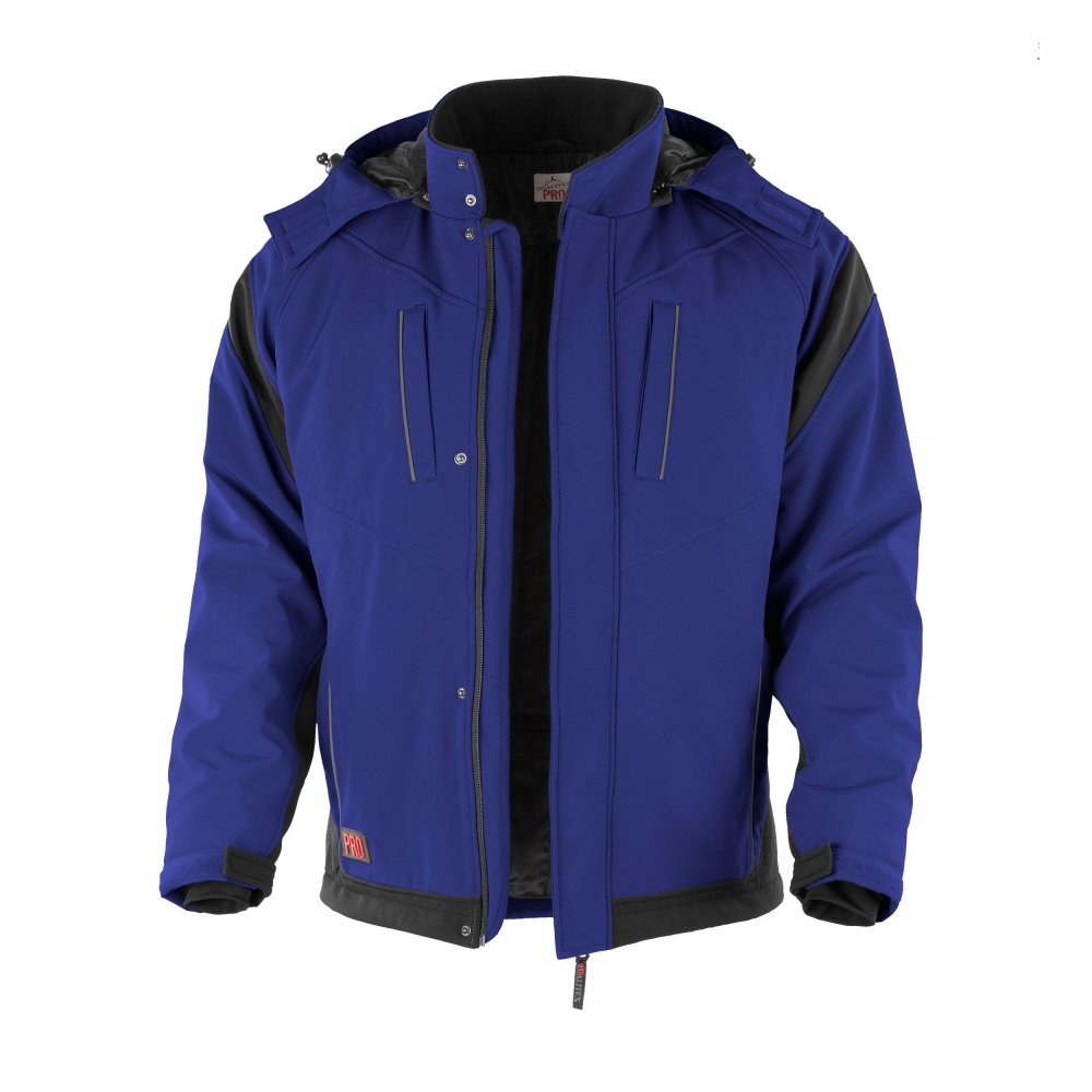 Áo khoác mùa đông Softshell Qualitex PRO 20104 xanh-đen