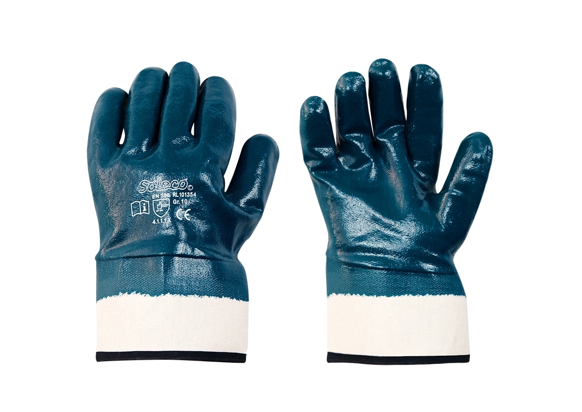 Găng tay bảo hộ nitrile phủ toàn phần Soleco 101354 CAT 2