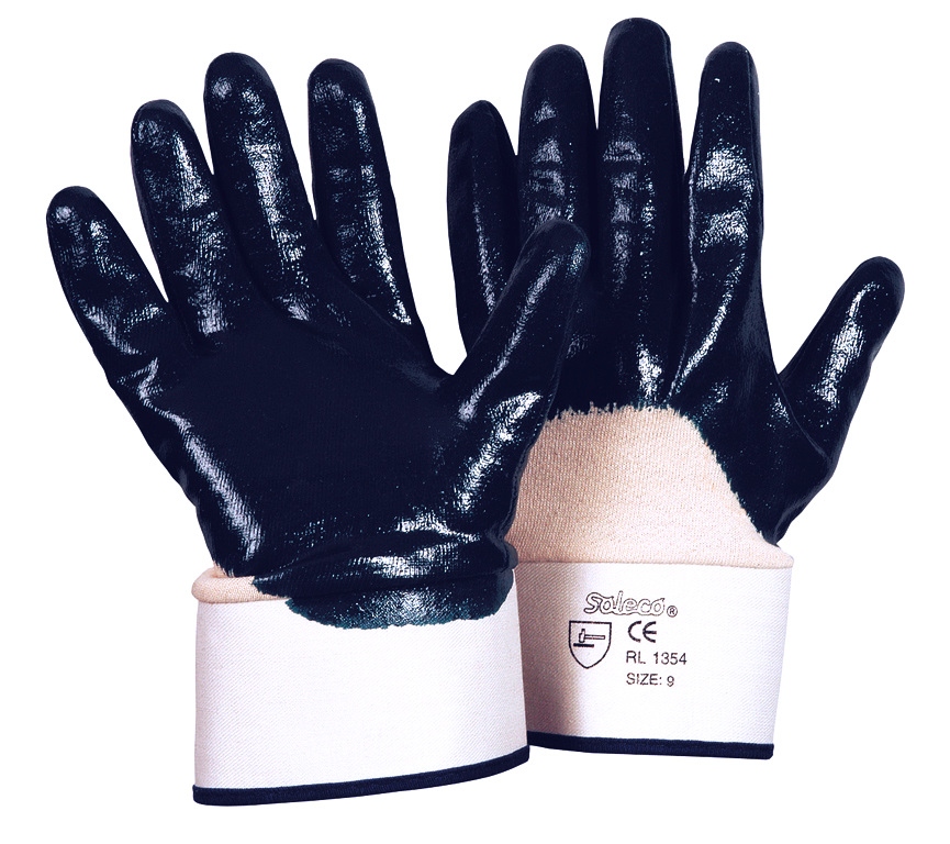 Găng tay bảo hộ Nitrile siêu bền Soleco 1354 tiêu chuẩn Cat.2
