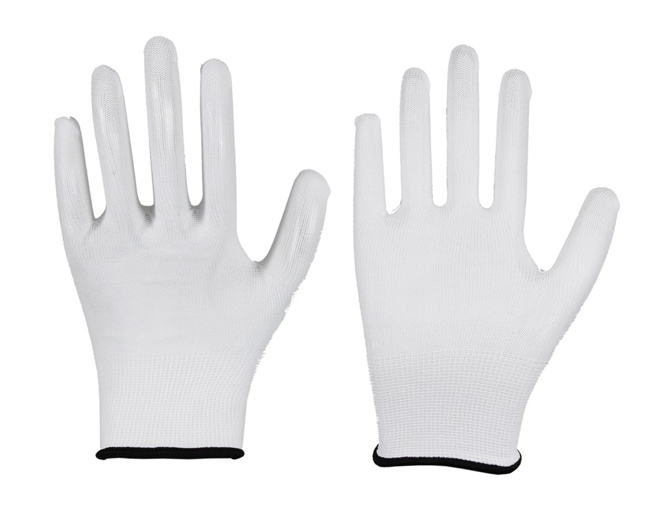 Găng tay bảo hộ nylon Solidstar 1122 không phủ trắng tiêu chuẩn EN388 cỡ 7-11