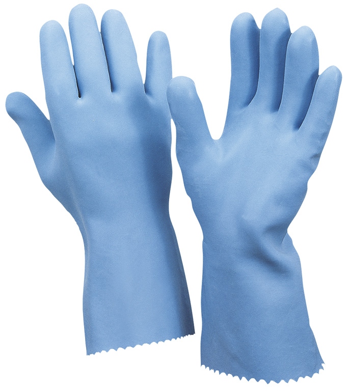 Găng tay cao su Solidstar® 1183 lót nỉ cotton dài 30 cm Cat. 3