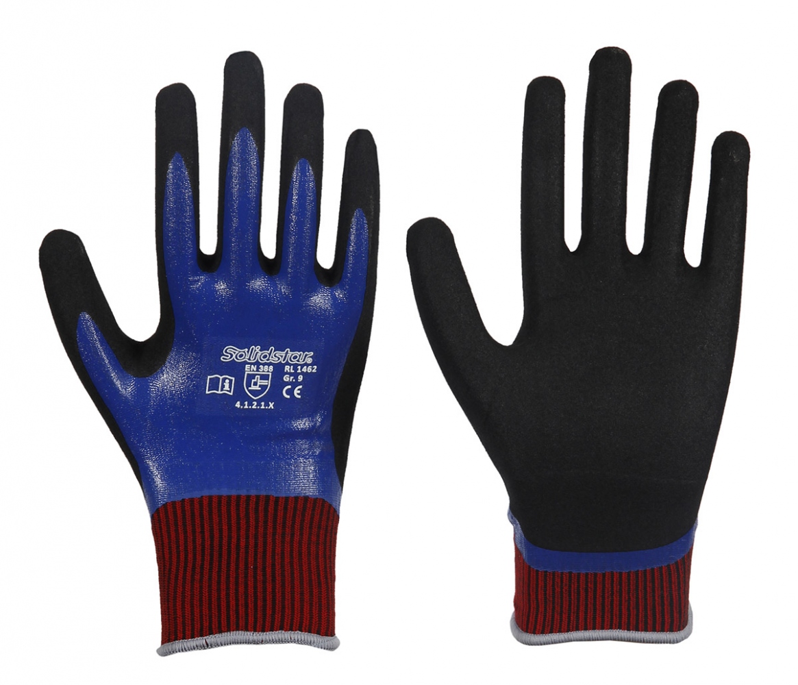 Găng tay bảo hộ Nitrile Solidstar 1462 - Size 8-11