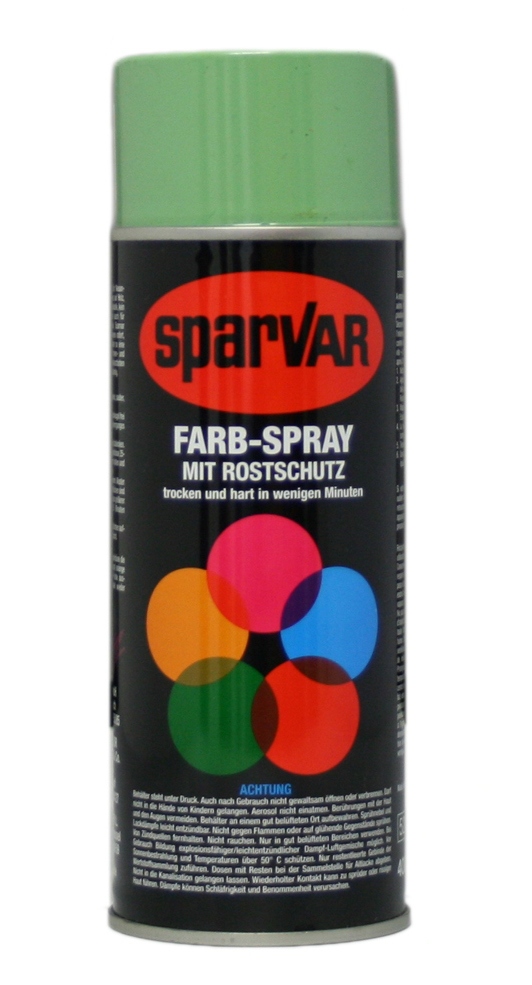 Sơn xịt Acrylic Sparvar chất lượng cao dùng để dặm vá màu RAL - mờ - Chai 400 ml