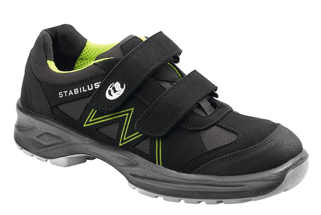 Giày bảo hộ dáng derby Stabilus 2120A FITLINE CLASSICS ESD S1 đen/xanh lá