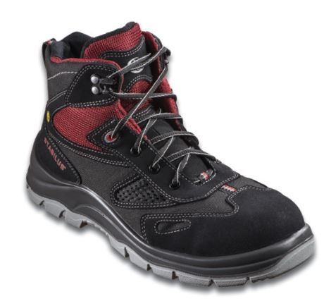 Giày bảo hộ Stabilus 5116 A SUPERFLEX tiêu chuẩn S1P màu đen size 37-48