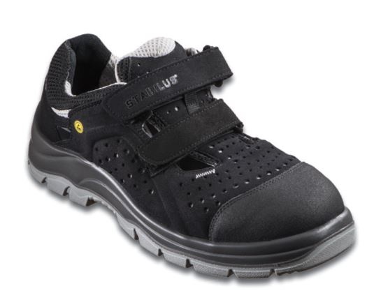 Giày sandal bảo hộ Stabilus 5410 AL SUPERFLEX S1P màu đen, size 37-48
