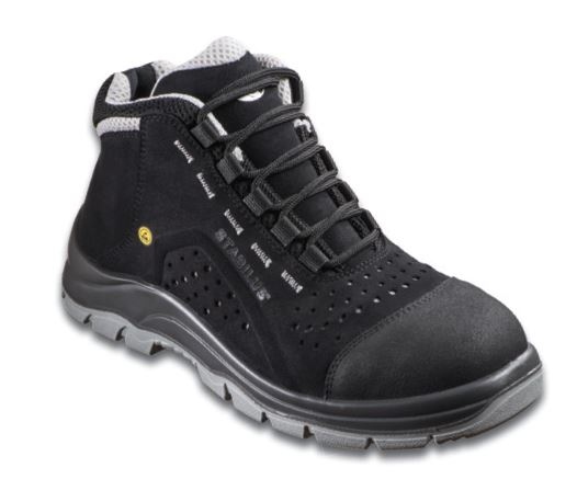 Giày bảo hộ Stabilus 5430 AL SUPERFLEX S1P màu đen size 37-48
