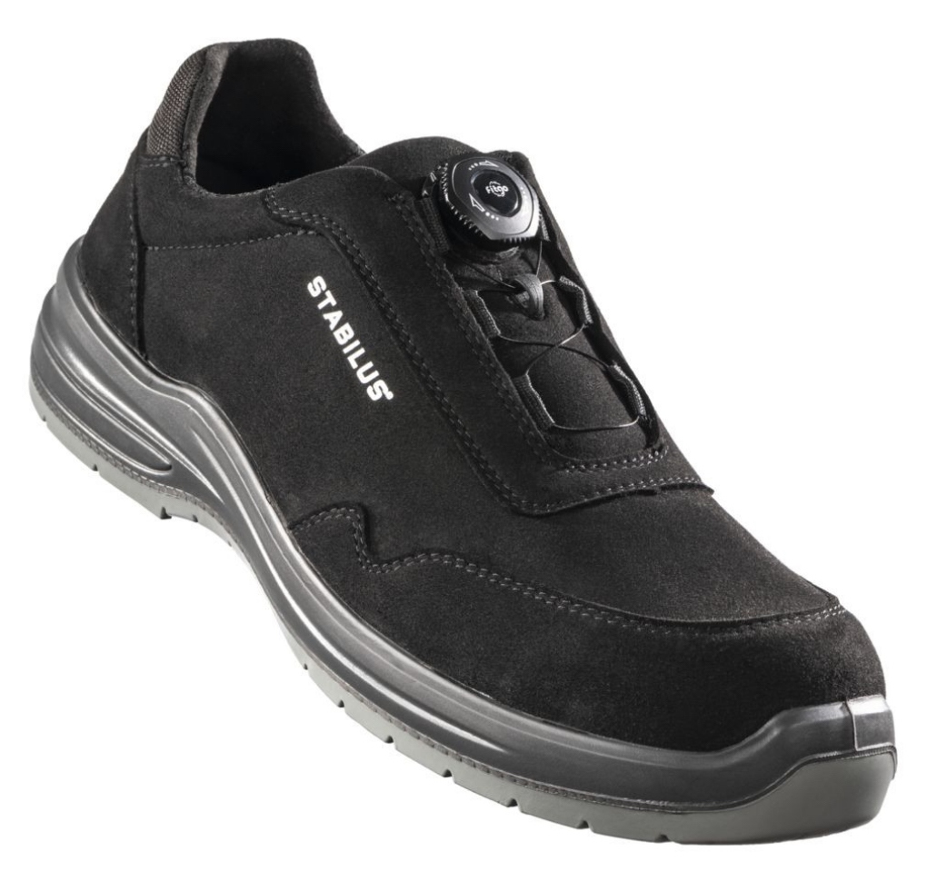 Giày bảo hộ Stabilus 73261 JORDEN LOW BLACK TWIST tiêu chuẩn S3 màu đen size 39-48