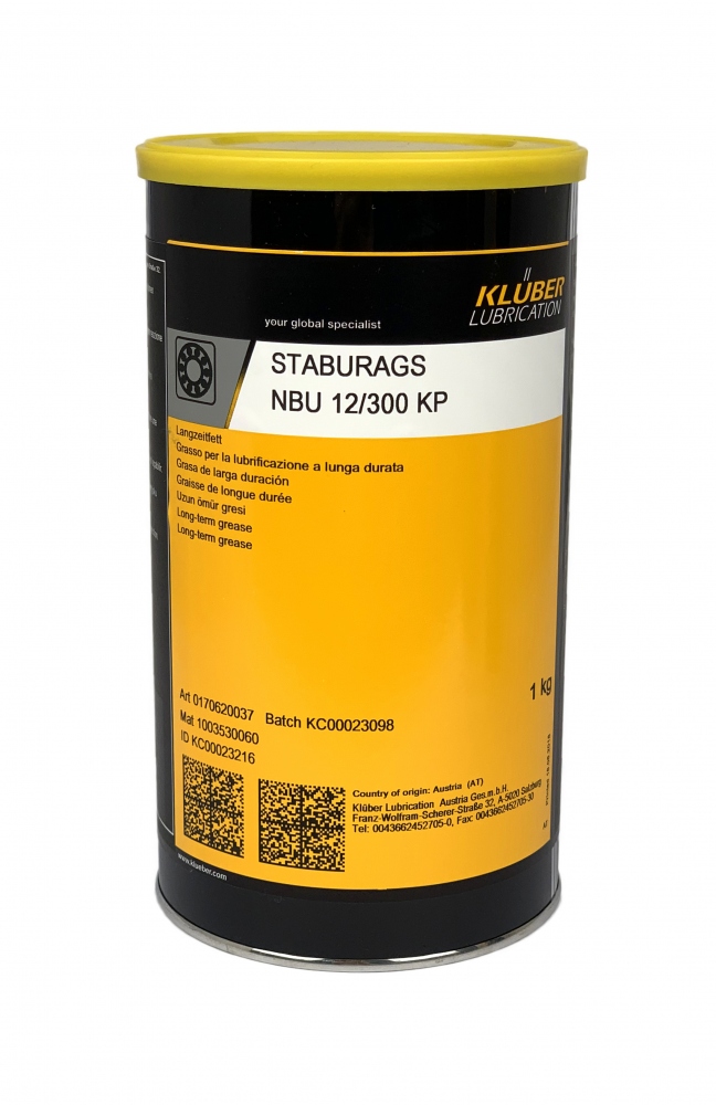 Mỡ bôi trơn dài hạn cho vòng bi Klüber STABURAGS NBU 12/300 KP 1kg