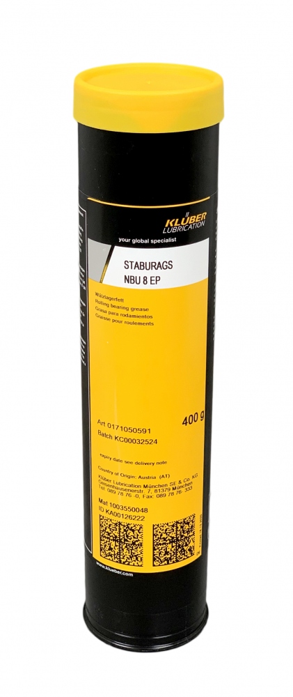 Mỡ chịu áp lực cực cao cho vòng bi Klüber STABURAGS NBU 8 EP 400g