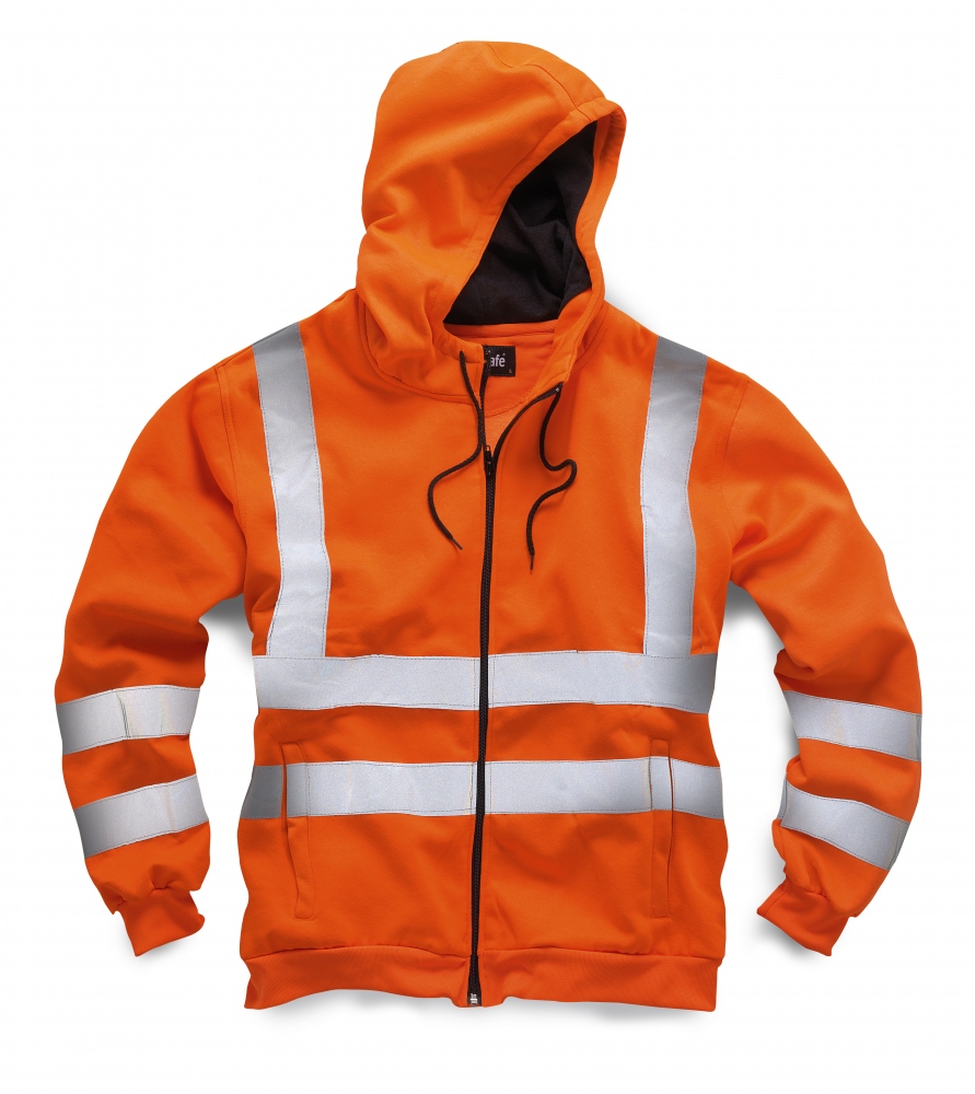Áo hoodie phản quang màu cam Standsafe HV008