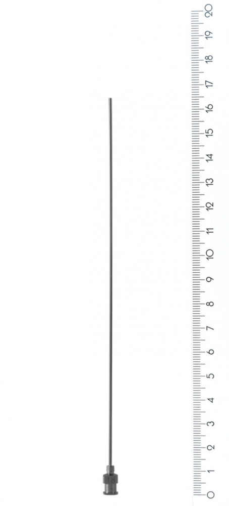 Vòi phun bằng thép không gỉ cho súng bắn keo mô-men xoắn, dạng ống, dài 16,5cm, đường kính 0,9mm