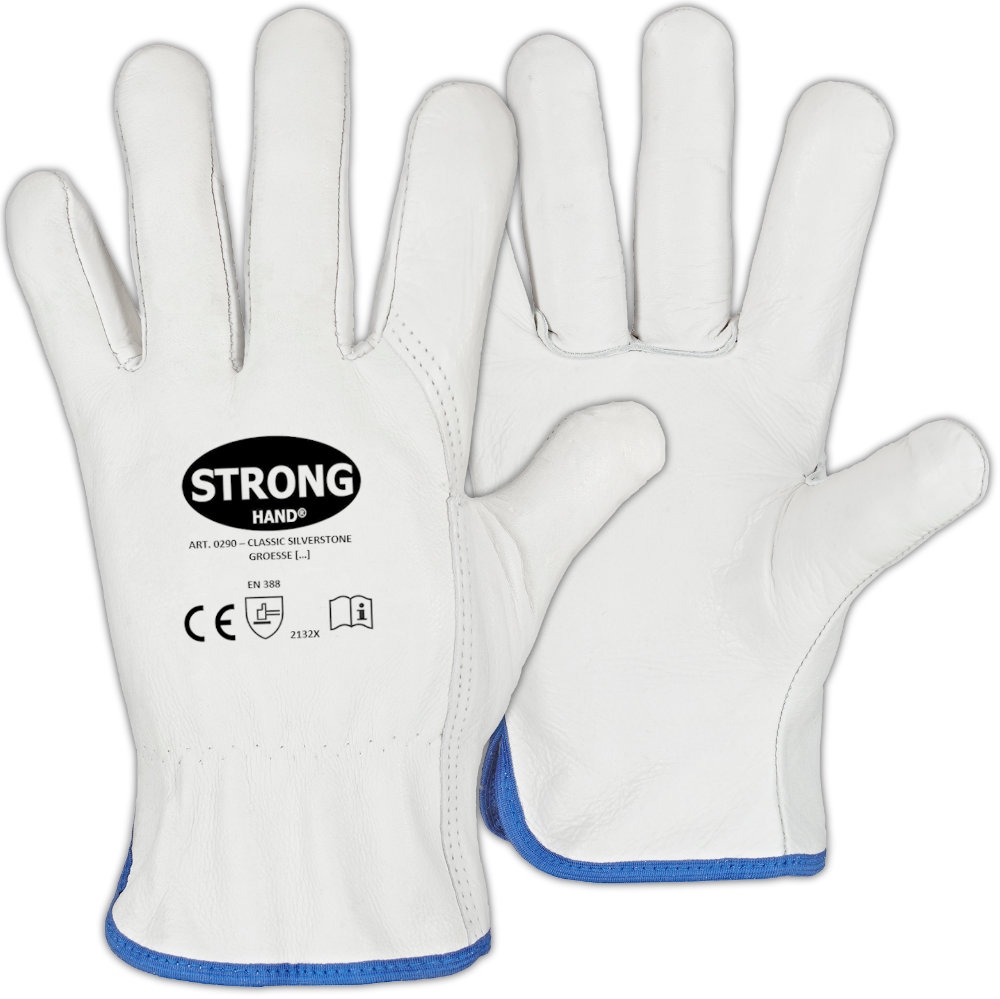 Găng tay bảo hộ bằng da Stronghand 0290 Classic Silverstone Driver