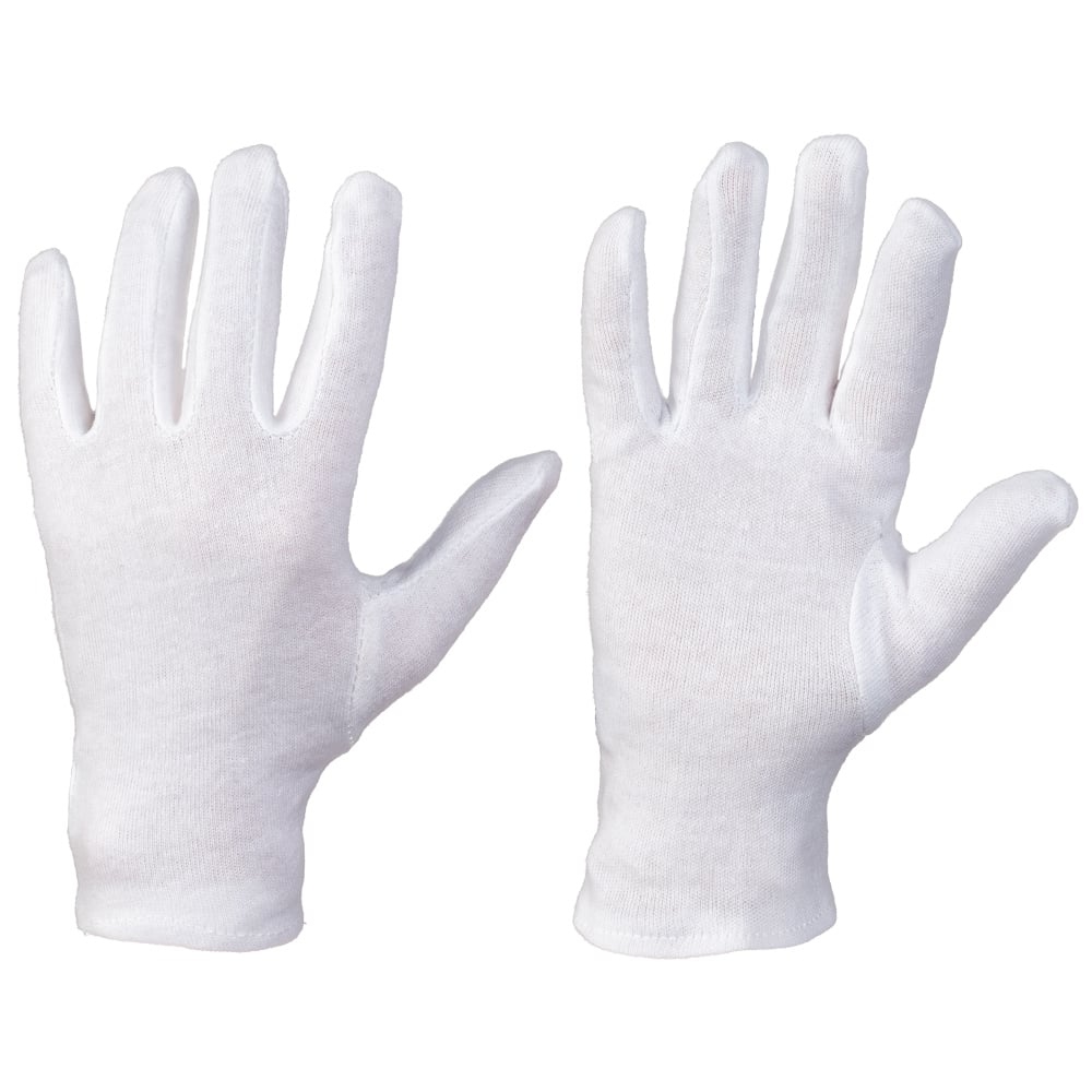 Găng tay cotton Stronghand 0300 ANSHAN CLASSIC màu trắng tẩy cỡ 6-13