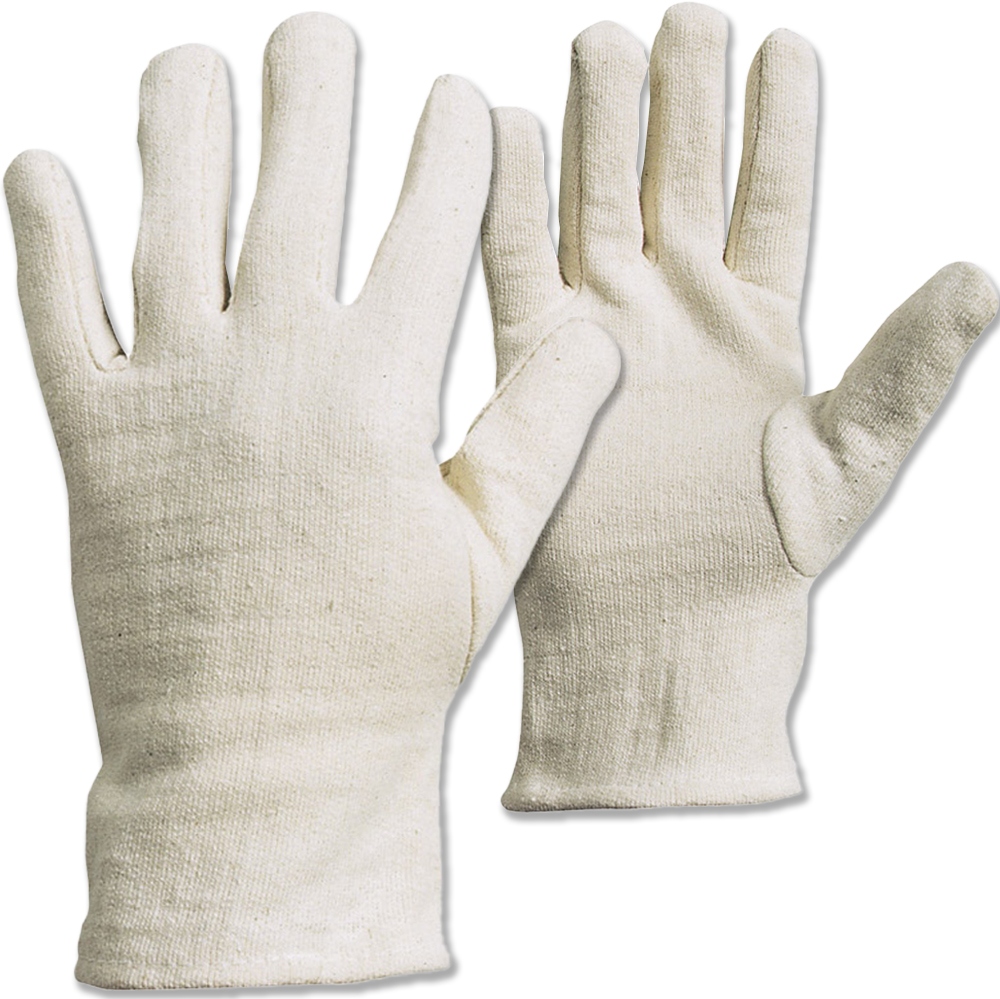 Găng tay thun Cotton thoáng khí Stronghand 0316 màu trắng tự nhiên size 8, 10