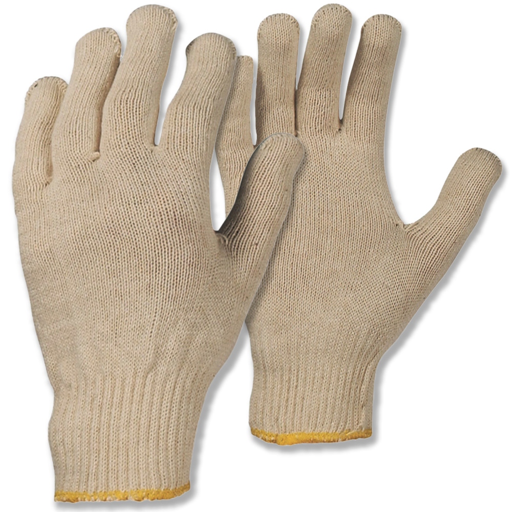Găng tay dệt kim Cotton Stronghand 0324 MUTAN màu be cấp độ bảo vệ 1 cỡ 8/10
