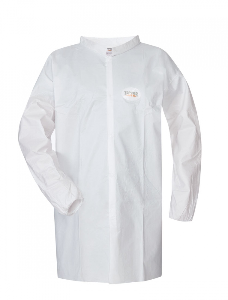 Áo bảo hộ phòng thí nghiệm dùng một lần Tector 29951 VAHR màu trắng size S-3XL