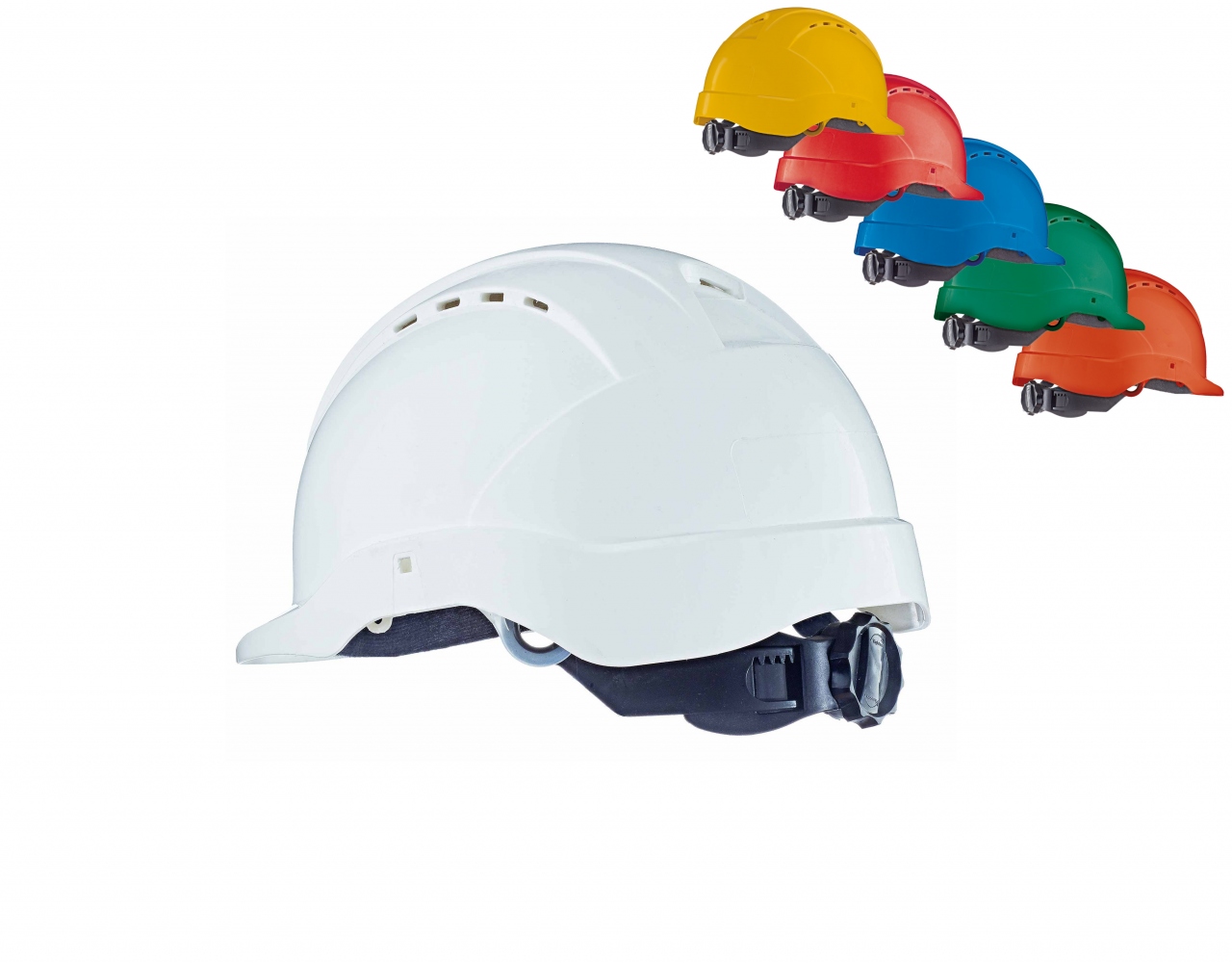 Mũ bảo hiểm an toàn công nghiệp có thể điều chỉnh Tector 4003 với hệ thống thông gió EN 397