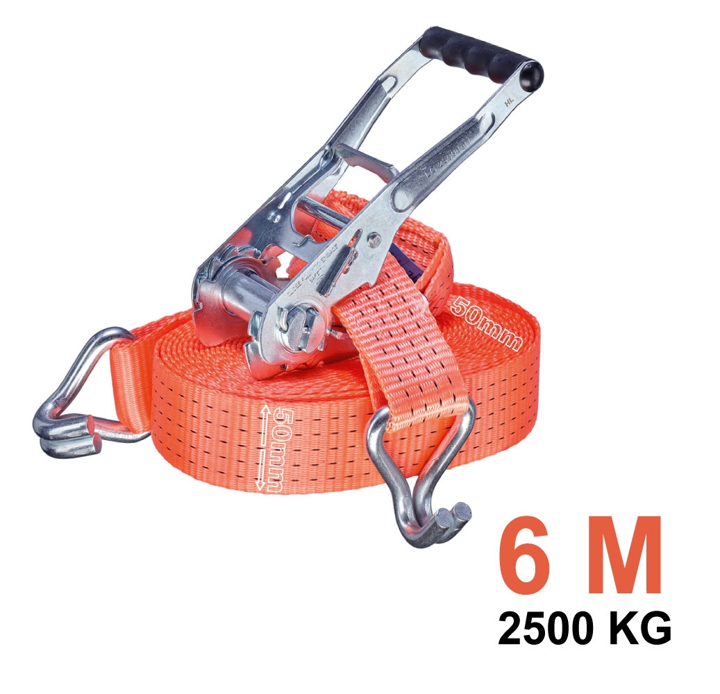 Dây tăng đơ chằng hàng Tector 84514 móc J đôi 50mm x 6m
