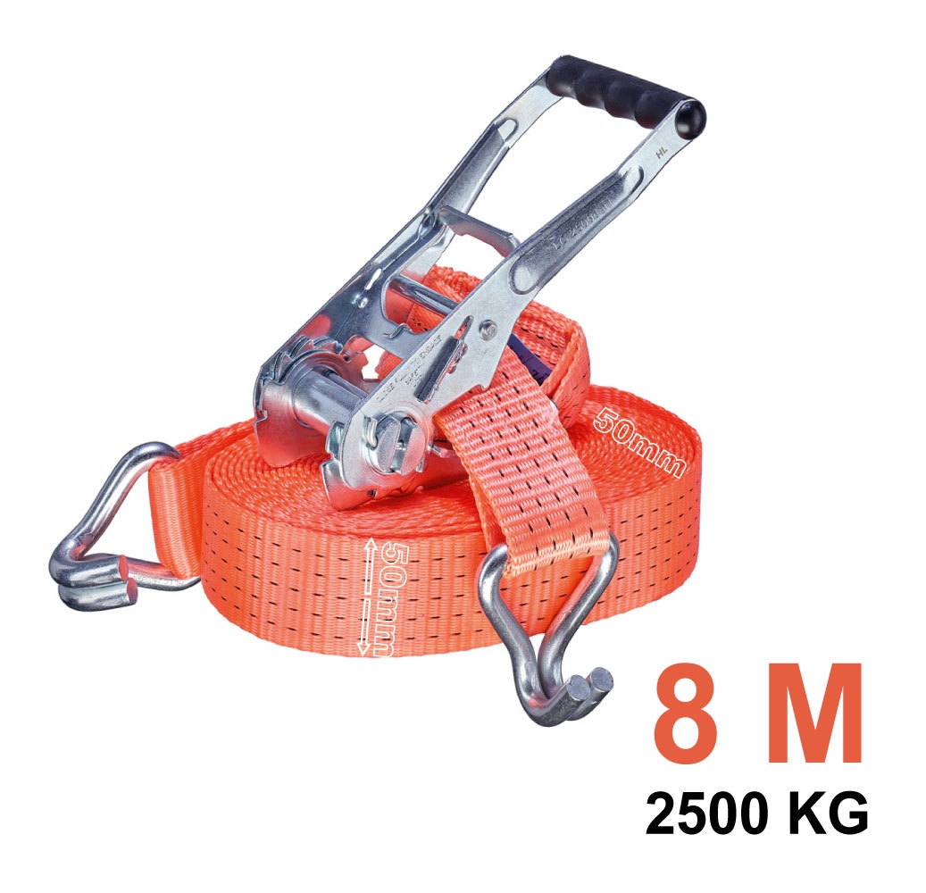 Dây tăng đơ chằng hàng Tector 84514 móc J kép 50mm x 8m