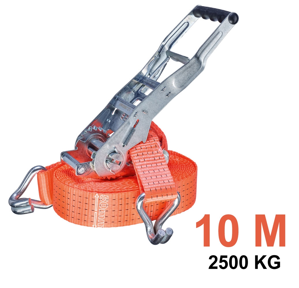 Dây tăng đơ chằng hàng Tector 84516 móc đôi chữ J 50mm x 10m